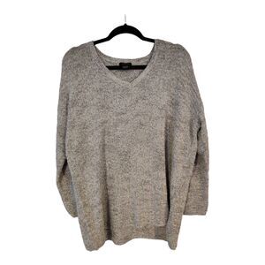 Calvin Klein Jeans oversized Grey knit Sweater pullover Women's Size XXL